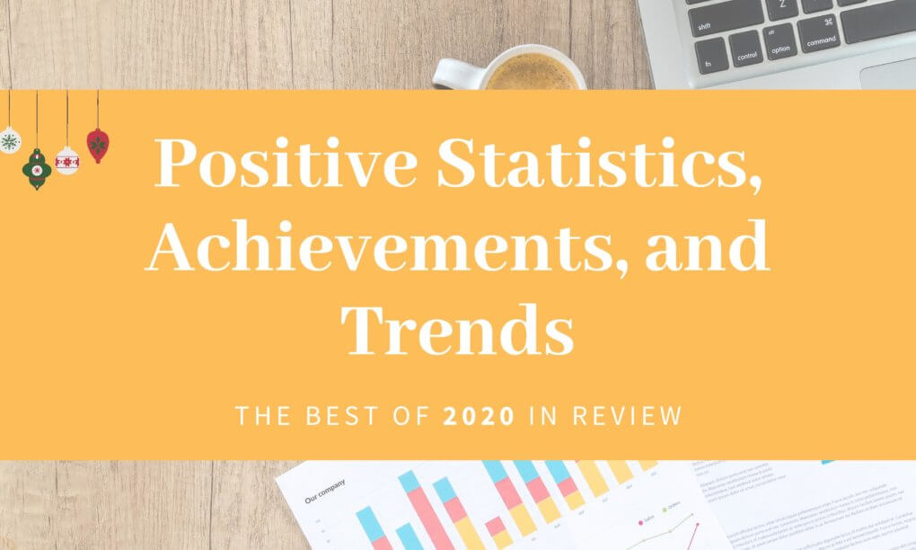 reviewing positive statistics and trends of 2020