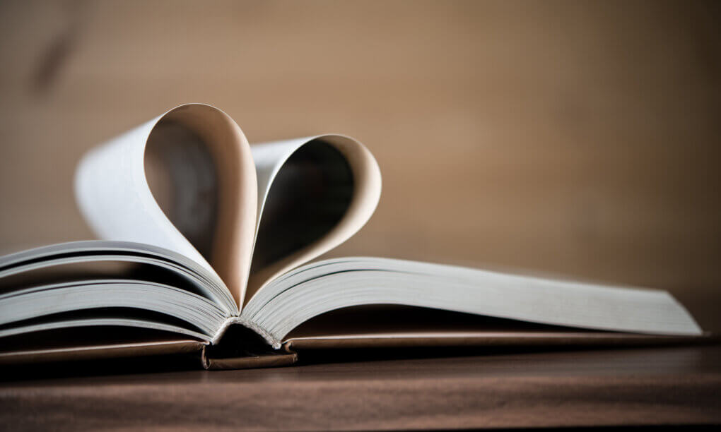celebrating Valentine’s day by reading books