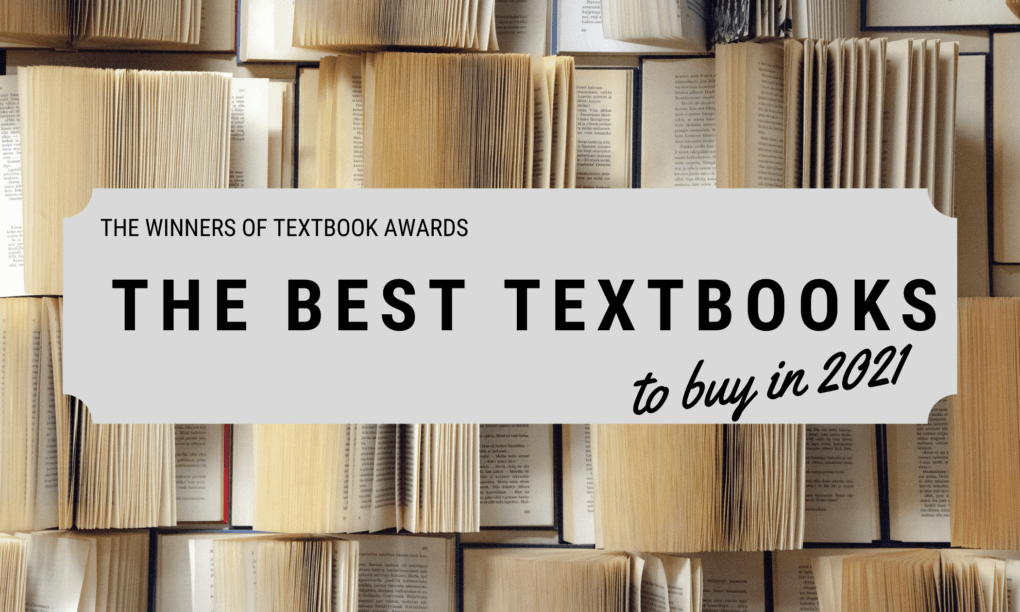 a pile of the best textbooks to buy in 2021 according to textbook awards