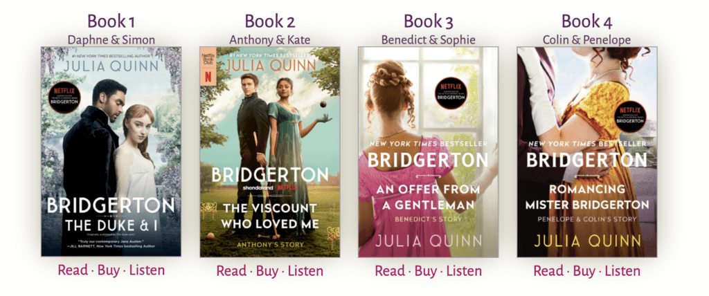 All about Bridgerton Books 2