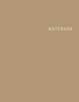 9781545280188-1545280185-Notebook: Unlined Notebook - Large (8.5 x 11 inches) - 100 Pages - Kraft Color