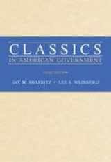 9780534208165-0534208169-Classics in American Government (Wadsworth Series in Public Administration)
