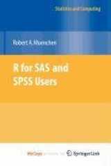9780387560182-0387560181-R for SAS and SPSS Users (Springer Series in Information Sciences)