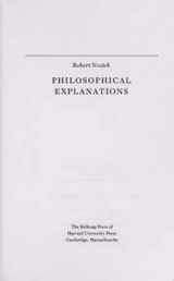 9780198246725-0198246722-Philosophical Explanations