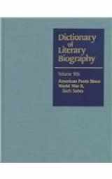 9780787618483-0787618489-DLB 193: American Poets since World War II, Sixith Series (Dictionary of Literary Biography, 193)