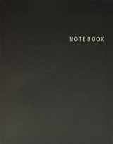 9781545240960-1545240965-Notebook: Unlined Notebook - Large (8.5 x 11 inches) - 100 Pages - Black Cover