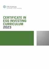 9781953337801-1953337805-Certificate in ESG Investing Curriculum: ESG Investing Official Training Manual