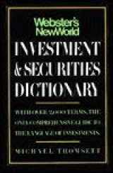 9780139481758-0139481753-Webster's New World Investment and Securities Dictionary
