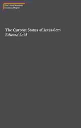 9781910170090-1910170097-The Current Status of Jerusalem (Five Leaves Bookshop Occasional Papers)