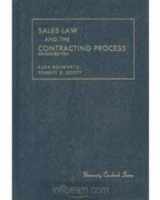 9780882778594-0882778595-Sales and the Contracting Process (University Casebook Series)