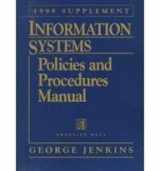 9780139210402-0139210407-Information Systems Policies and Procedures Manual: 1999 Supplement