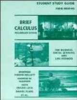 9780471176572-0471176575-Brief Calculus: For Business, Social Sciences, and Life Sciences, Preliminary Edition, Student Study Guide