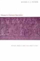 9780300083330-0300083335-Horace`s "Carmen Saeculare": Ritual Magic and the Poet`s Art