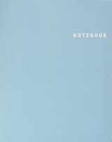 9781973807759-1973807750-Notebook: Unlined/Plain Notebook - Large (8.5 x 11 inches) - 106 Pages || Pastel Blue Softcover