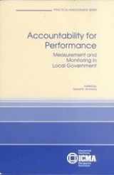 9780873261050-0873261054-Accountability for Performance: Measurement and Monitoring in Local Government (Practical Management Series)