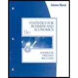9780324200836-0324200838-Statistics for Business and Econ