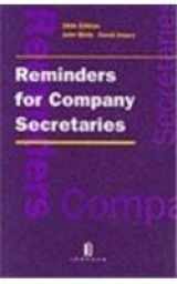 9780853083900-0853083908-Reminders for Company Secretaries
