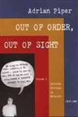 9780262661522-0262661527-Out of Order, Out of Sight, Vol. I: Selected Writings in Meta-Art 1968-1992