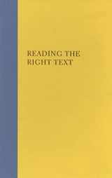 9780824825058-0824825055-Reading the Right Text: An Anthology of Contemporary Chinese Drama