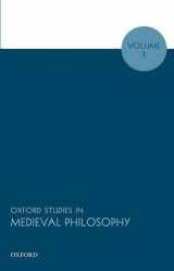 9780199661848-0199661847-Oxford Studies in Medieval Philosophy: Volume 1