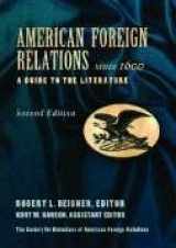 9781576070802-1576070808-American Foreign Relations Since 1600: A Guide to the Literature