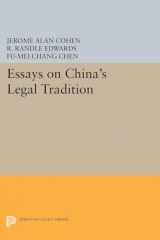 9780691615509-0691615500-Essays on China's Legal Tradition (Studies in East Asian Law, 10)