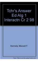 9780030512889-0030512883-Algebra One: Interactions (Teacher's Answer Edition)