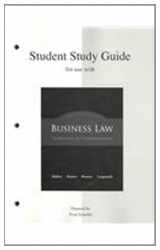 9780073361796-0073361798-Student Study Guide to accompany Business Law: The Ethical, Global, and E-Commerce Environment