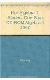 9780030779527-0030779529-Holt Algebra 1: Student One-Stop CD-ROM 2007