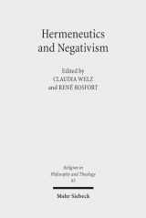 9783161557514-3161557514-Hermeneutics and Negativism: Existential Ambiguities of Self-Understanding (Religion in Philosophy and Theology)