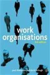 9780333949917-0333949919-Work Organisations: Critical introduction