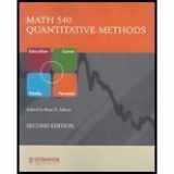 9780536512277-0536512272-Quantitative Methods