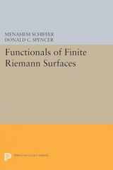 9780691627045-0691627045-Functionals of Finite Riemann Surfaces (Princeton Legacy Library, 2190)