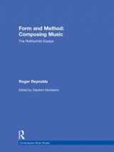 9789057551581-9057551586-Form and Method: Composing Music (Contemporary Music Studies)