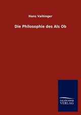 9783846020173-3846020176-Die Philosophie des Als Ob (German Edition)