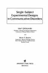 9780839117148-0839117140-Single-subject experimental designs in communicative disorders