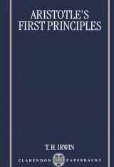9780198242901-0198242905-Aristotle's First Principles (Clarendon Paperbacks)