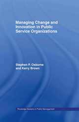 9780415328975-0415328977-Managing Change and Innovation in Public Service Organizations (Routledge Masters in Public Management)