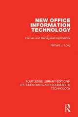 9780815355694-0815355696-New Office Information Technology: Human and Managerial Implications (Routledge Library Editions: The Economics and Business of Technology)