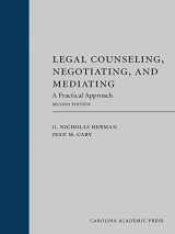 9781531022266-153102226X-Legal Counseling, Negotiating, and Mediating (Paperback): A Practical Approach, Second Edition