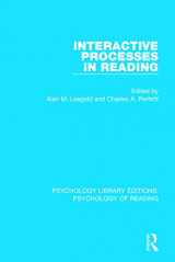 9781138090705-1138090700-Interactive Processes in Reading (Psychology Library Editions: Psychology of Reading)