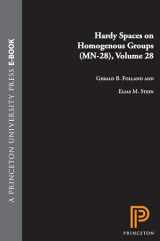 9780691083100-069108310X-Hardy Spaces on Homogeneous Groups. (MN-28), Volume 28 (Mathematical Notes, 28)