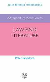 9781789905991-1789905990-Advanced Introduction to Law and Literature (Elgar Advanced Introductions series)