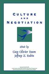 9780803953710-0803953712-Culture and Negotiation: The Resolution of Water Disputes