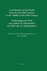 9783598357169-3598357168-Hesse-Kassel – Mecklenburg-Strelitz (Constitutions of the World from the Late 18th Century to the Middle of the 19th Century, 4) (German Edition)