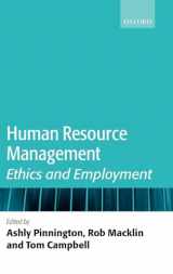 9780199203789-0199203784-Human Resource Management: Ethics and Employment