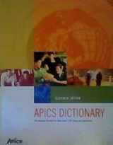 9781558221956-1558221956-APICS Dictionary: The Industry Standard for More than 3,500 Terms and Definitions, 11th Edition