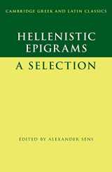 9780521614818-0521614813-Hellenistic Epigrams (Cambridge Greek and Latin Classics)