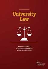 9781634604802-1634604806-University Law (American Casebook Series)