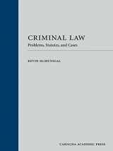 9781531004019-1531004016-Criminal Law: Problems, Statutes, and Cases